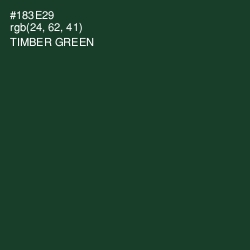 #183E29 - Timber Green Color Image